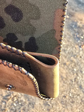 Load image into Gallery viewer, Green/Flecktarn "Turn Too" Pen Wallet
