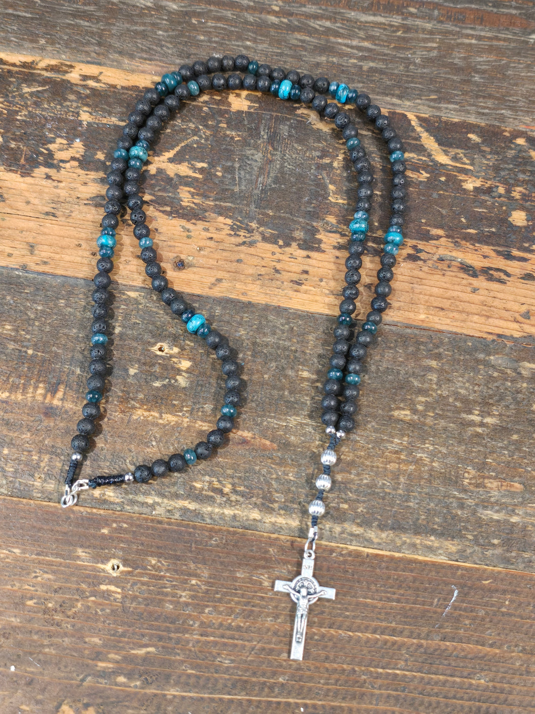 Turquoise and Sea Glass Rosary