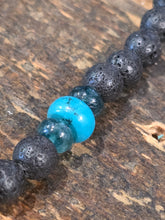 Load image into Gallery viewer, Turquoise and Sea Glass Rosary
