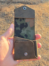 Load image into Gallery viewer, Green/Flecktarn &quot;Turn Too&quot; Pen Wallet
