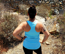 Load image into Gallery viewer, Seagoing Animals Racerback Tank Top
